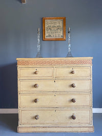 19th Century Painted Pine Chest of Drawers