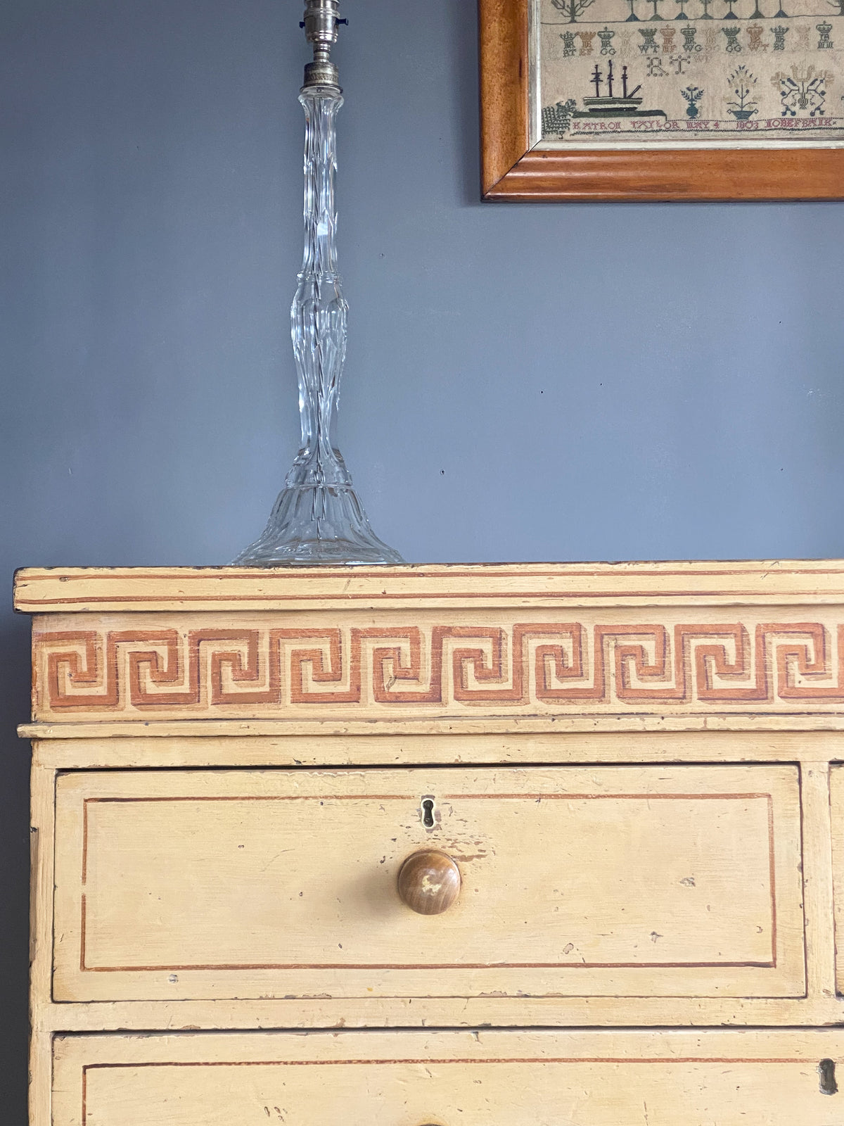 19th Century Painted Pine Chest of Drawers