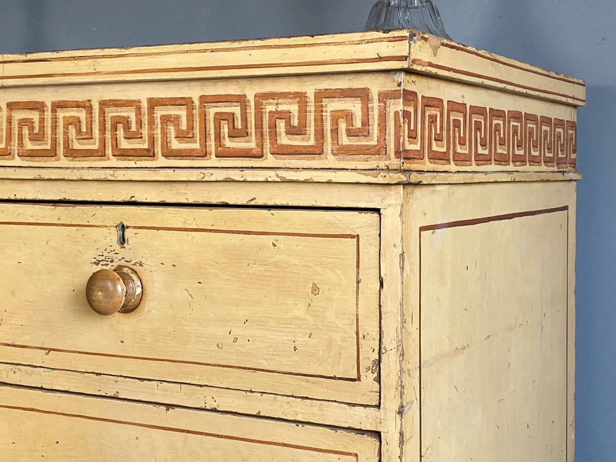 19th Century Painted Pine Chest of Drawers