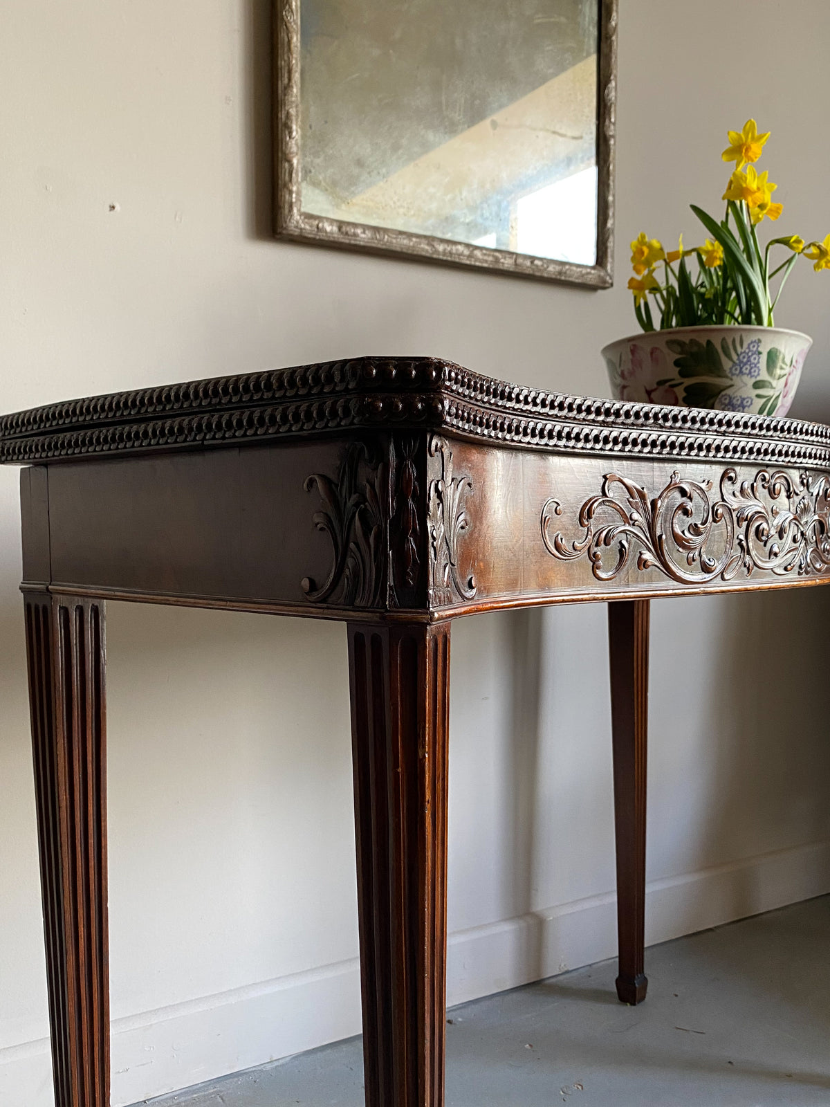 George III Mahogany Card Table