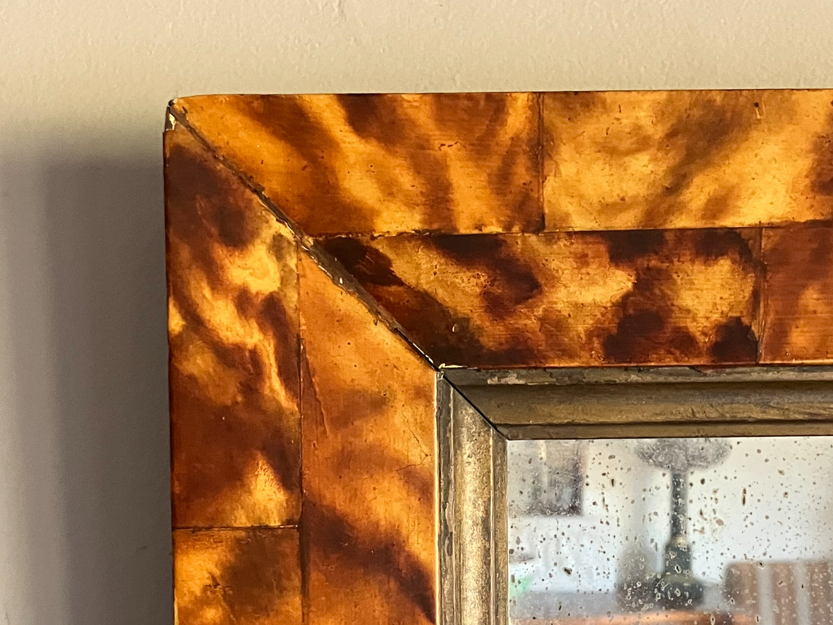 A Pair of 19th Century Faux Tortoiseshell Mirrors