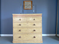 19th Century Painted Pine Chest of Drawers