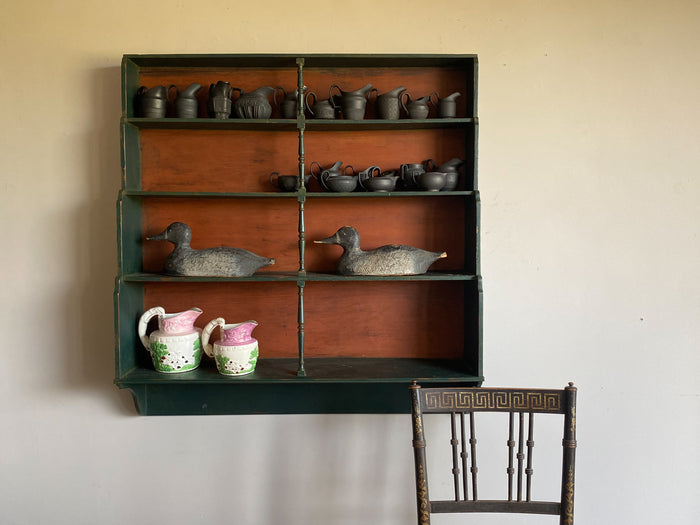 A Set of Early 19th Century Painted Shelves