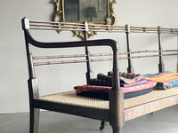 A Regency Caned Bench