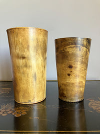 A Collection of 19th Century Horn Beakers