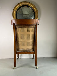 A George IV Oak and Burr Oak Library Chair