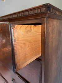 George III Oak Chest on Chest