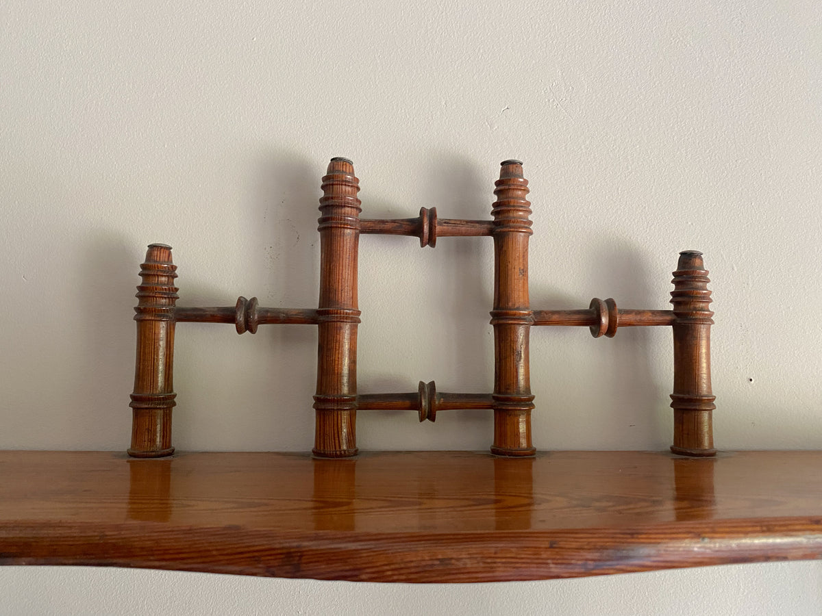 Late 19th Century Faux Bamboo Hanging Shelves