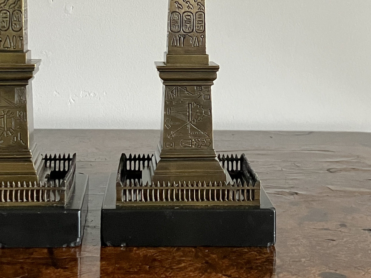 A Pair of Early 19th Century Grand Tour Obelisks