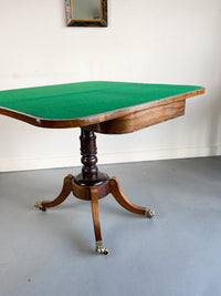 George IV Mahogany Card Table