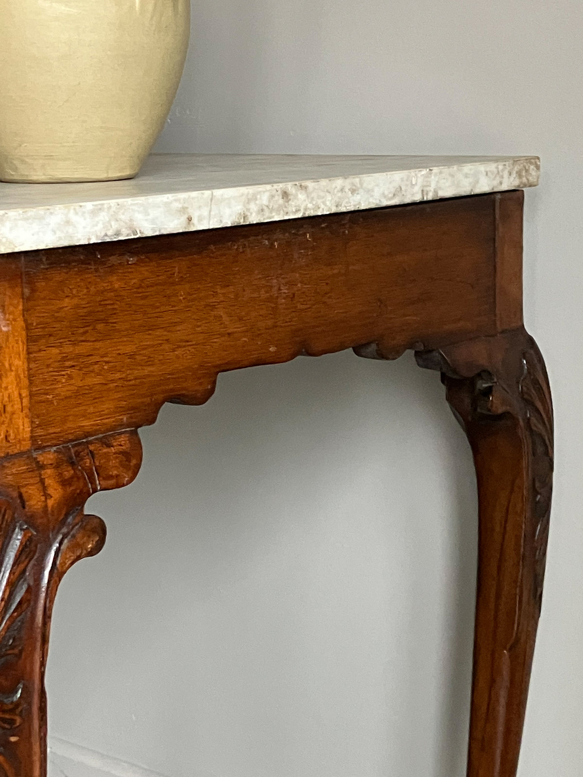 A 19th Century Mahogany Console Table in the George II Style