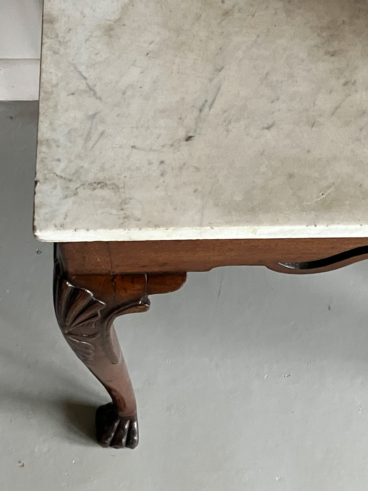 A 19th Century Mahogany Console Table in the George II Style