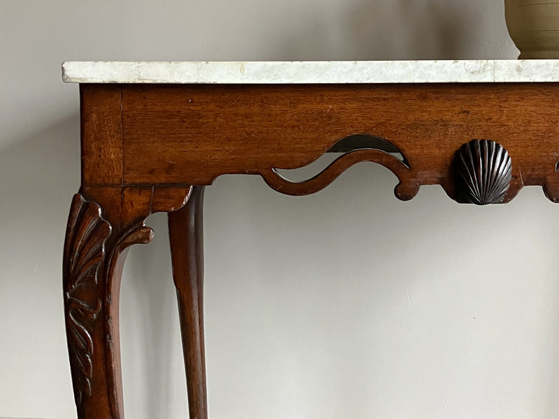 A 19th Century Mahogany Console Table in the George II Style