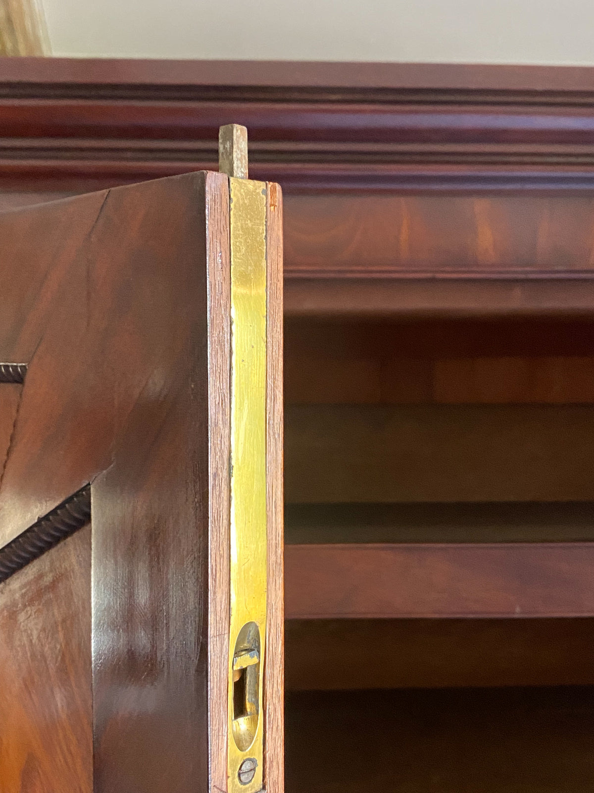 An Exceptional Mahogany Wardrobe