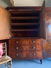 An Exceptional Mahogany Wardrobe