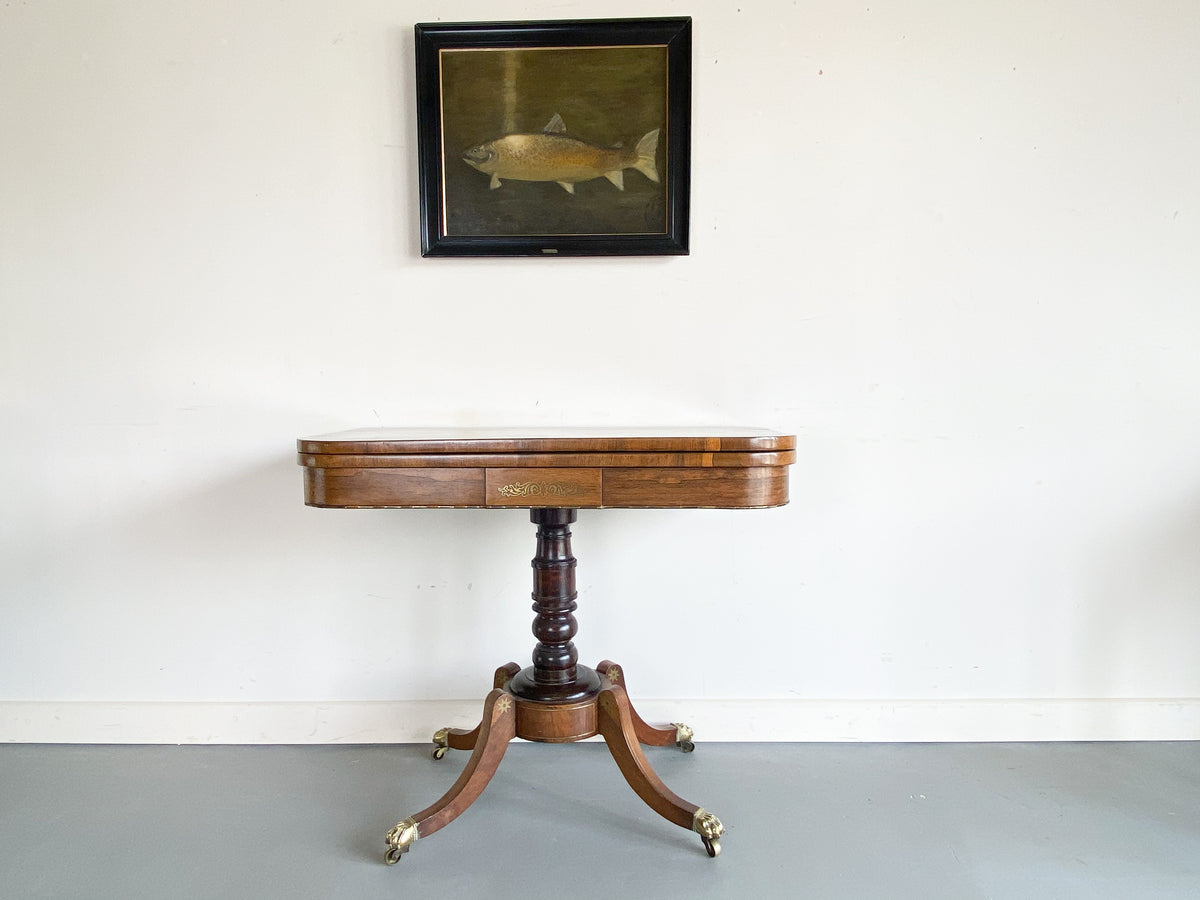 George IV Mahogany Card Table