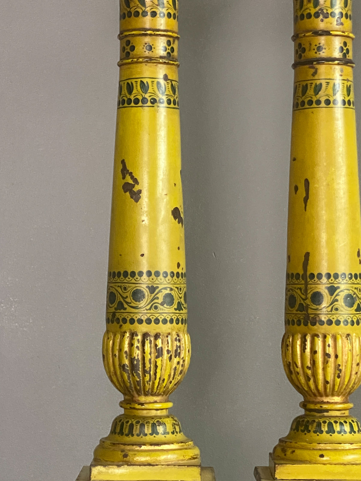 A Pair of Louis Philippe Toleware Lamps