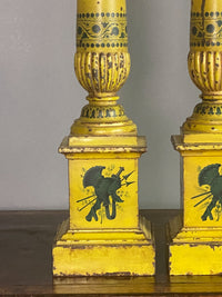 A Pair of Louis Philippe Toleware Lamps