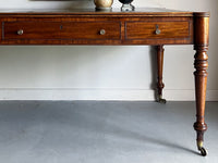 A Regency Mahogany Library Table