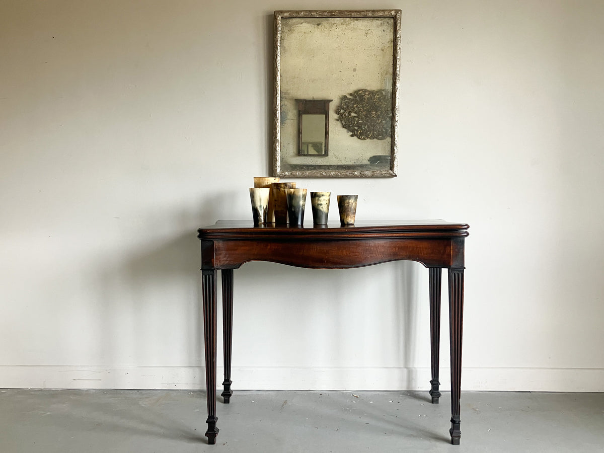 A Chippendale Period Mahogany Card Table