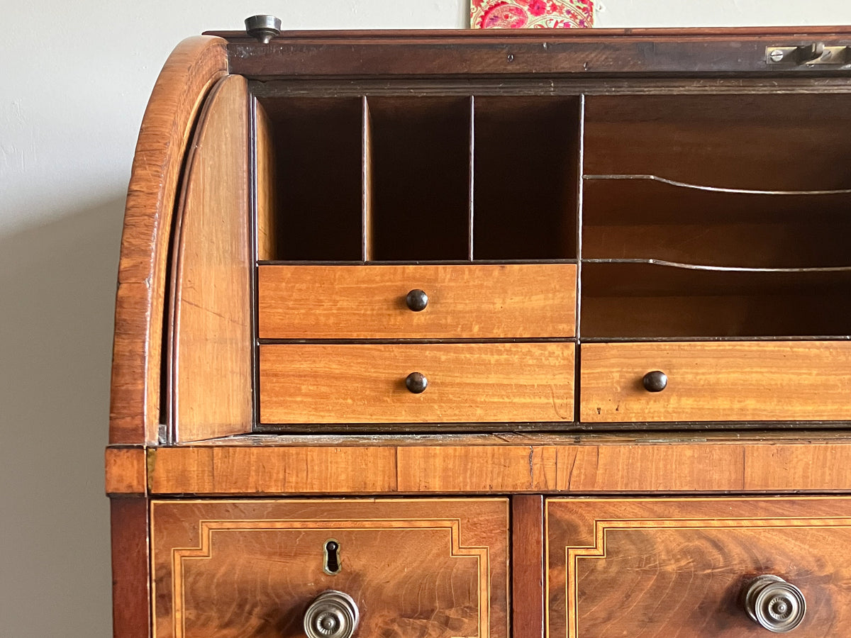 A George III Mahogany Kneehole Desk by Gillow