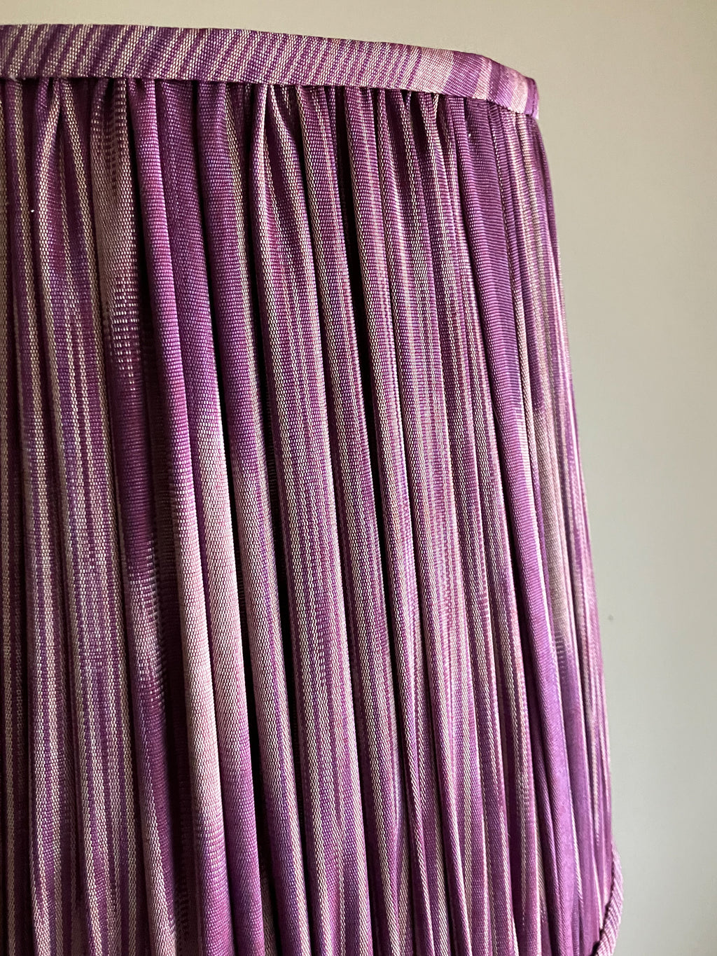 Lampshade in Purple Ikat