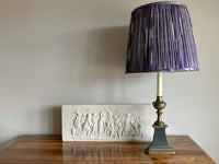 Lampshade in Damson Ikat