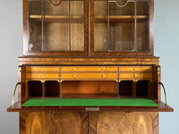 A George III Mahogany Secrétaire Bookcase