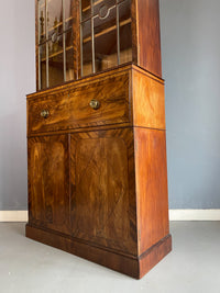 A George III Mahogany Secrétaire Bookcase