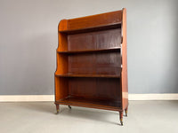 Regency Mahogany Waterfall Bookcase