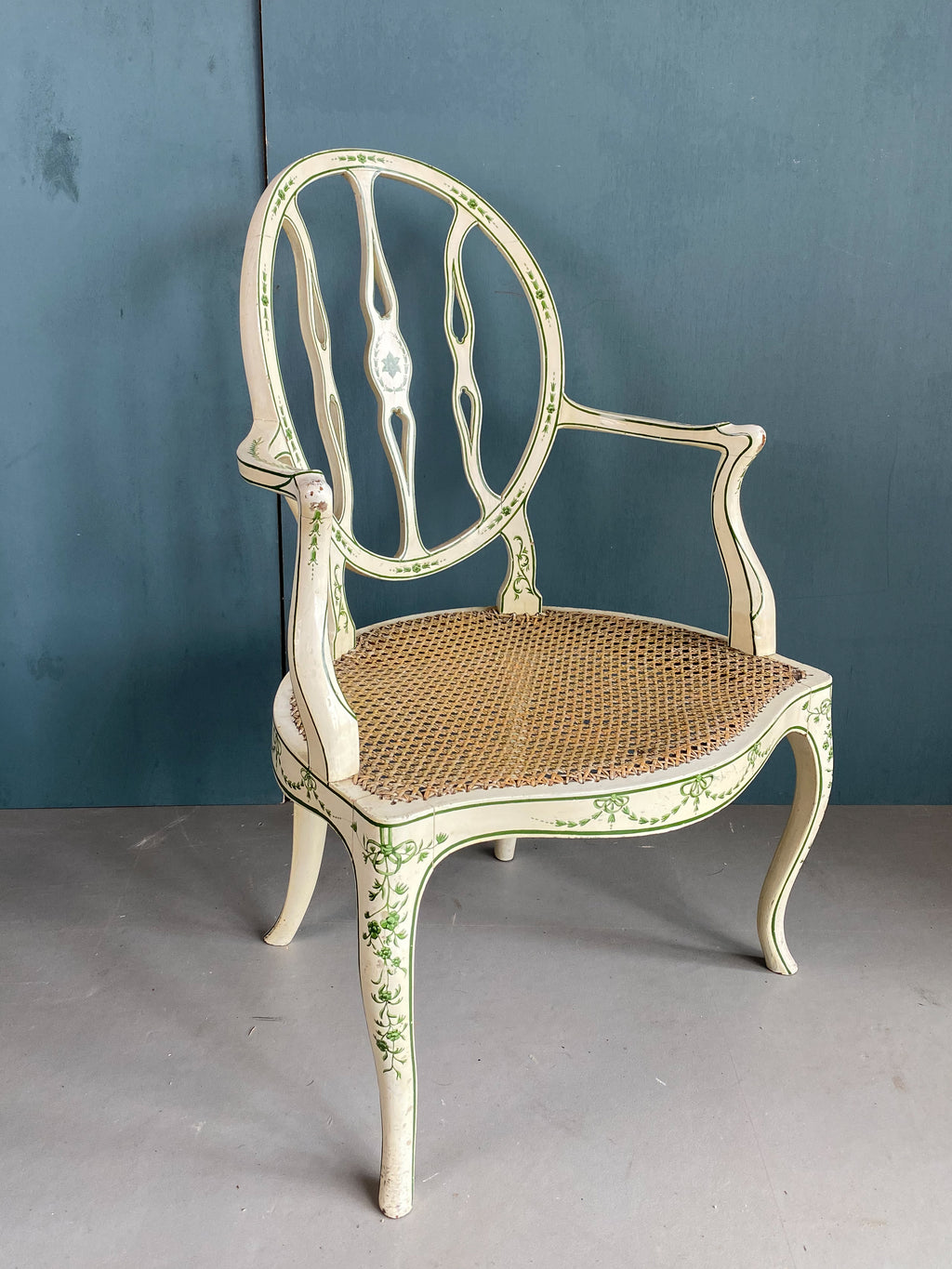 A George III Style Painted Chair