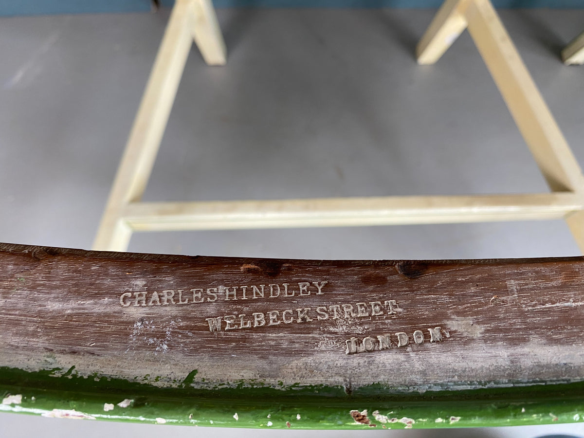 A Pair of Charles Hindley & Sons Painted Chairs