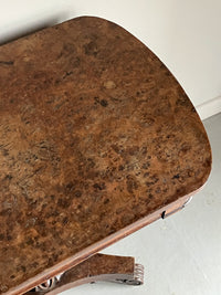 A Regency Burr Oak Table