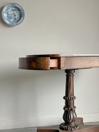 A Regency Burr Oak Table