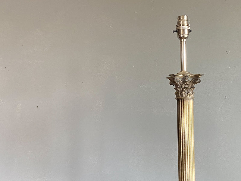 Mid Century Corinthian Column Lamp