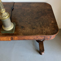 An Early 19th Century Pollard Oak Library Table