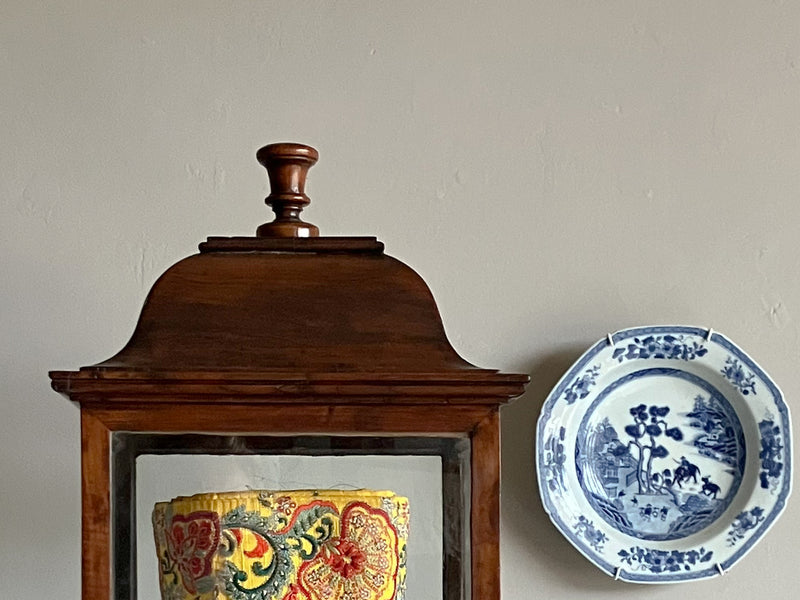 A George III Yew Wood Display Cabinet