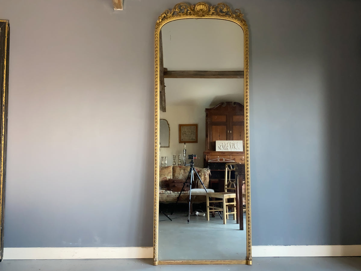 A Mid 19th Century Giltwood Pier Mirror