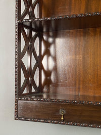 Edwardian Mahogany Hanging Shelves