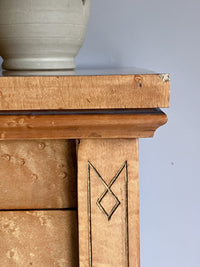 A Late 19th Century Birds Eye Maple Chest of Drawers