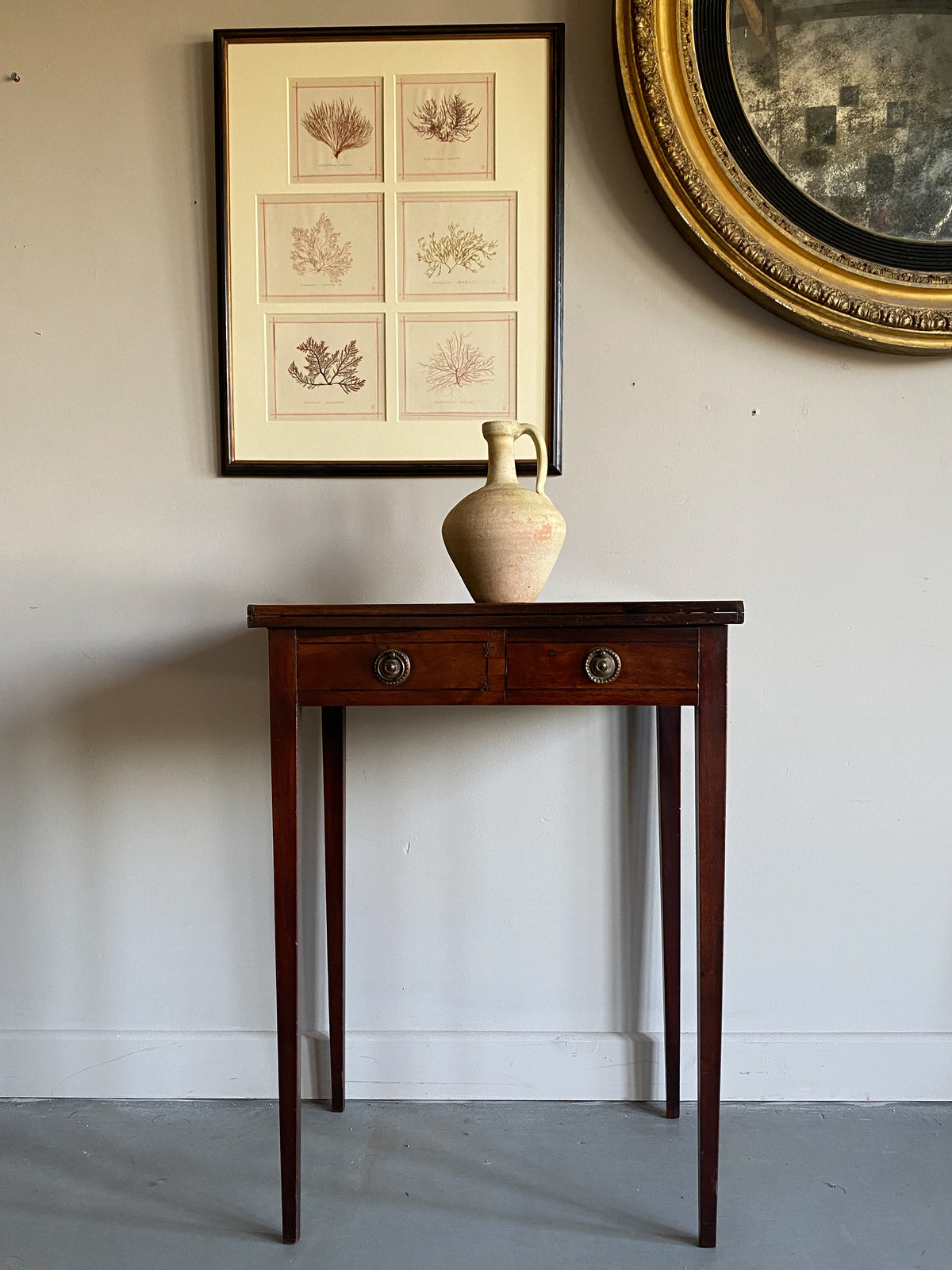 George III Mahogany 'Patience' Table