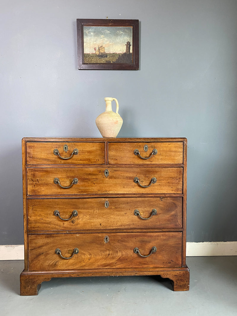 Small George III Mahogany Chest of Drawers