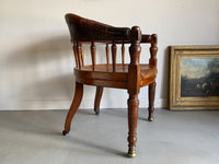 Late 19th Century Oak Desk Chair