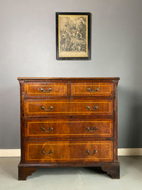 George III Walnut Inlaid Chest of Drawers