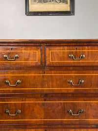 George III Walnut Inlaid Chest of Drawers