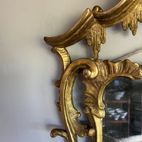 A George III Chippendale Period Giltwood Mirror