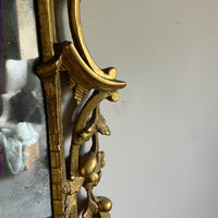 A George III Chippendale Period Giltwood Mirror