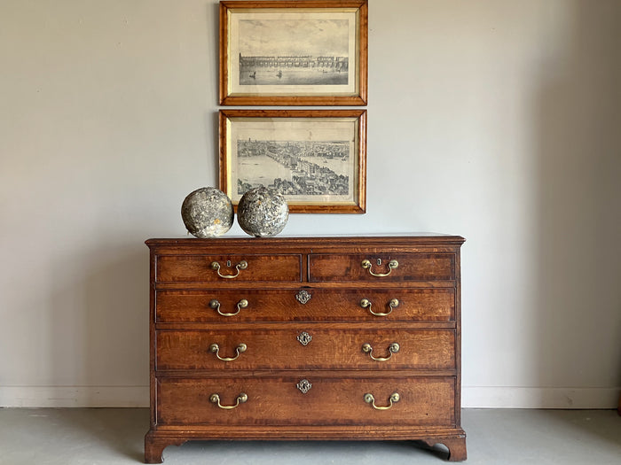 A George III Oak Chest of Drawers