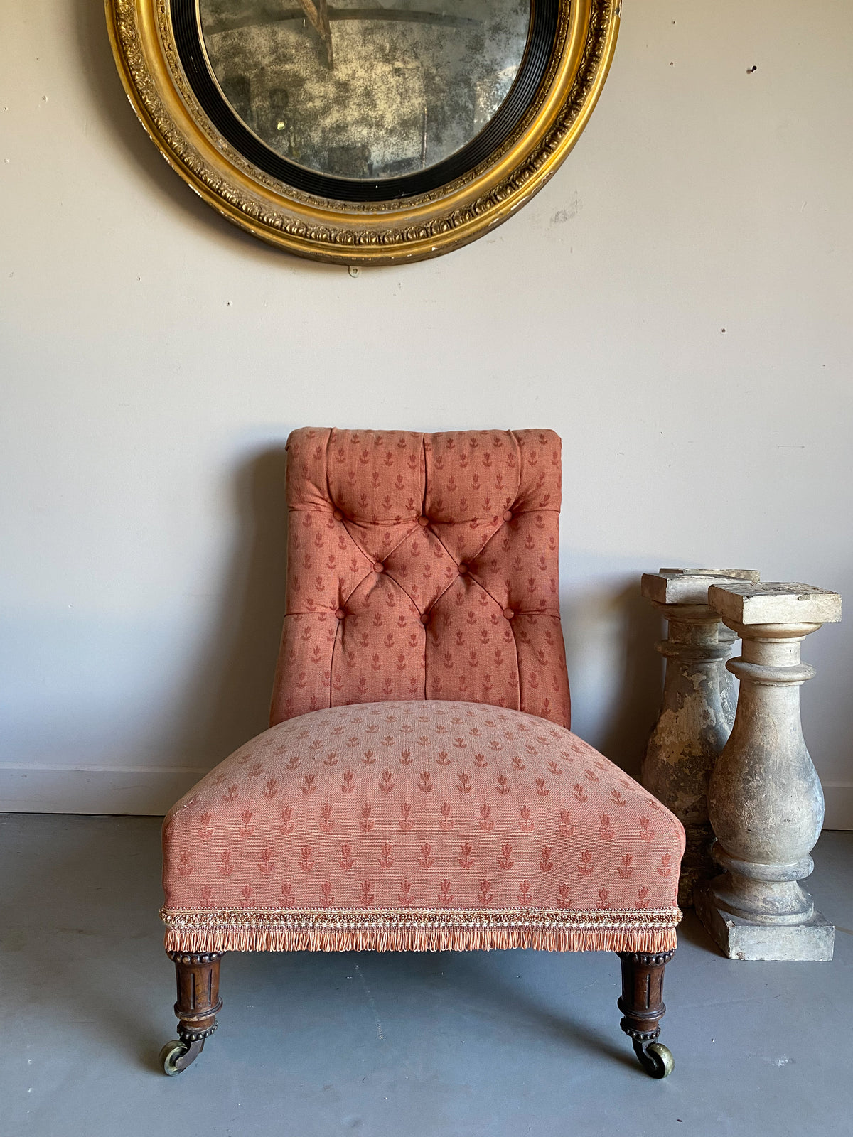 Mid 19th Century Gillows Slipper Chair