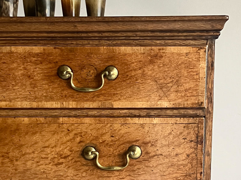 A George II Oak Chest of Drawers